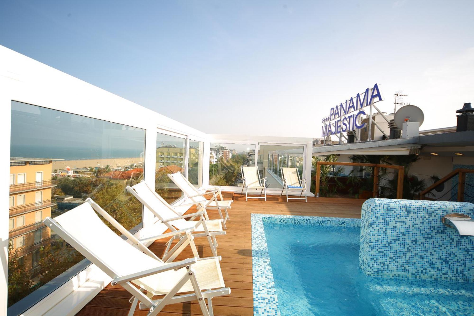 Hotel Panama Majestic Rimini Bagian luar foto